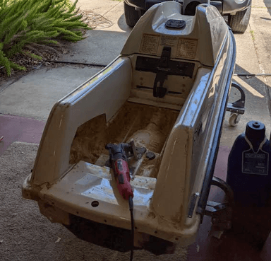 Jetski Tray Cut Open